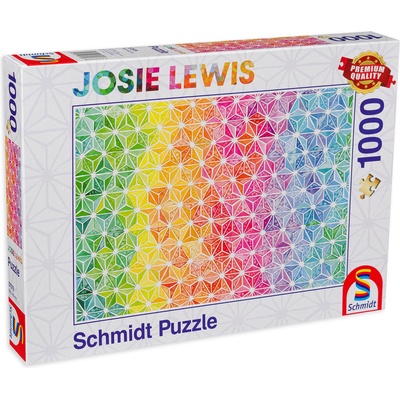 Schmidt Spiele Пъзел Schmidt от 1000 части - Цветни триъгълници (57579)