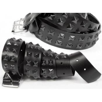 Image 1 of Black & metal колан ПИРАМИДИ 2 - pas-186