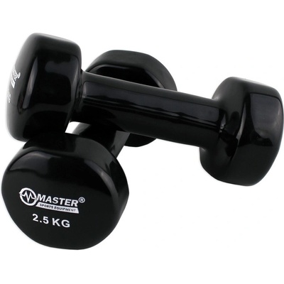 Master vinylové činky 2 x 2,5 kg