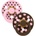 BIBS Залъгалки Bibs - Colour Studio Polka, 6-18 м, 2 броя, Baby Pink/Mocha (12034102)