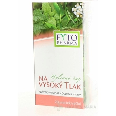 FYTO Bylinná zmes NA VYSOKÝ TLAK 20 x 1,25 g