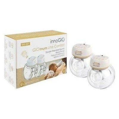 innoGIO Dvojitá elektrická prsná pumpa Comfort GIO 357 White