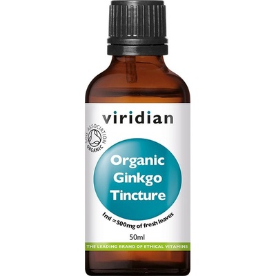 Viridian Ginkgo Biloba Tincture 50 ml Organic