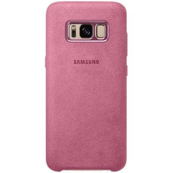 Samsung Оригинален Кожен Калъф за SAMSUNG S8 Plus Alcantara Cover Case Ef-Xg955ap, Розов (Ef-Xg955apegww)