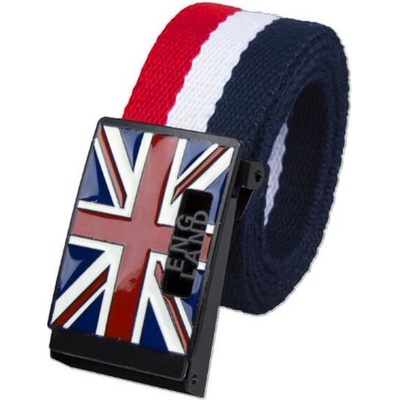 Opasek England Canvas Tricolor