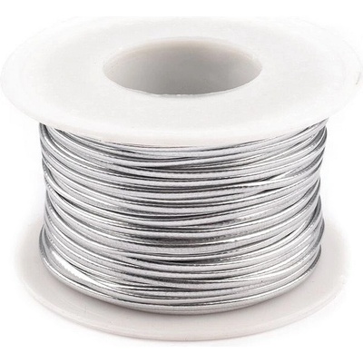 Prima-obchod Šňůra z eko kůže šíře 1,5 mm, barva 7 stříbrná