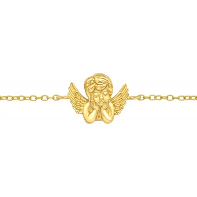 Bangles andílek lásky zlatý 2598