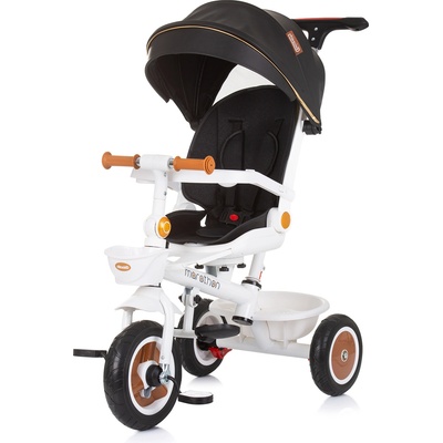 TOYS Триколка със сенник Маратон черно/бяла (trkmrt02402bw)