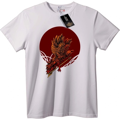 NOONEBRAND Тениска Феникс със Стрела - 7XL, White