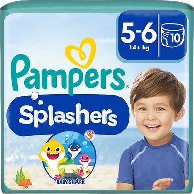 Pampers Памперси за плуване Pampers Splashers 5 (14+ кг. ) - 10 броя