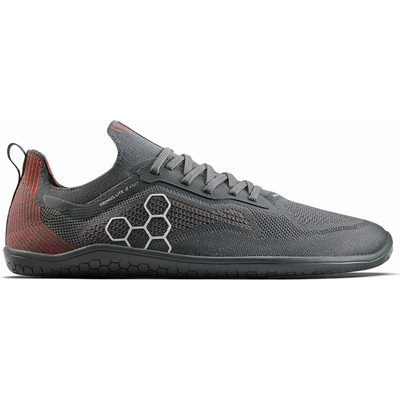 Vivobarefoot primus lite knit mens obsidian cherry tomato