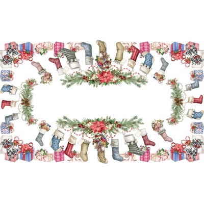 Gipetex Natural Dream Bavlněný ubrus s 3D tiskem Doni 150x180 cm