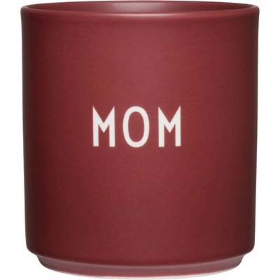 DESIGN LETTERS Porcelánový hrnček Mom Burgundy 300 ml