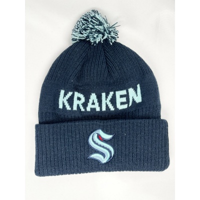 OUTERSTUFF dětská zimní čepice Seattle Kraken Cufed Knit With Pom