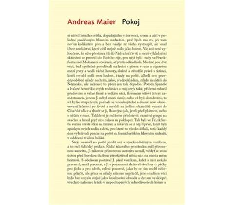 Pokoj - Andreas Maier