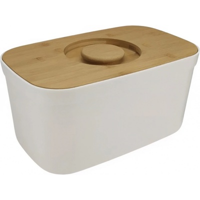 Joseph Joseph Bílý plastový chlebník s prkénkem Bread Bin