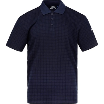 Image 1 of Slazenger Check Golf Polo Mens - Navy