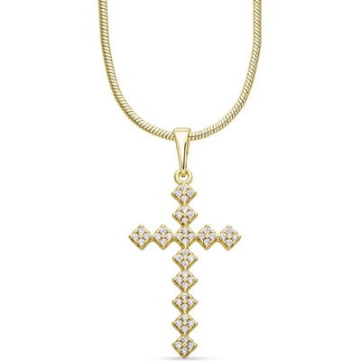 Biju Řetízek se zirkonovým křížkem 3002478