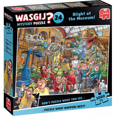 WASGIJ JUMBO Mystery 24 Pohroma v muzeu! 1000 dílků