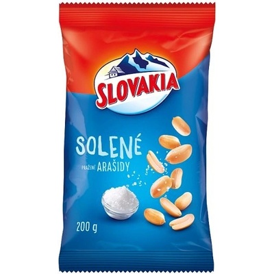 Slovakia Solené pražené arašidy 200 g