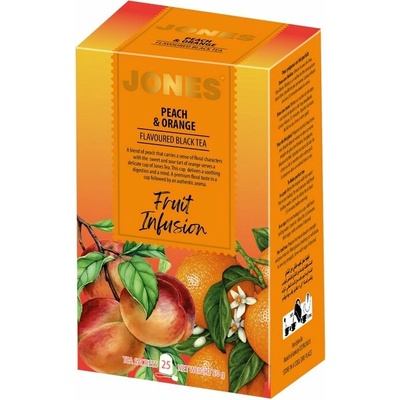 JONES Black Peach & Orange přebal 25 x 2 g