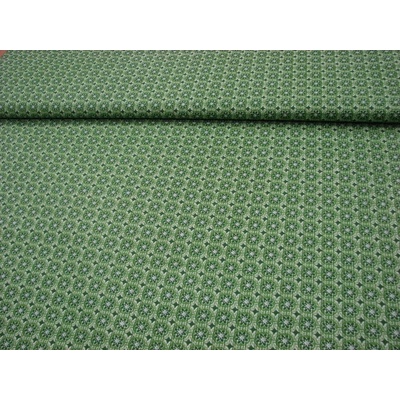 Zelený mix kvetov š.140cm