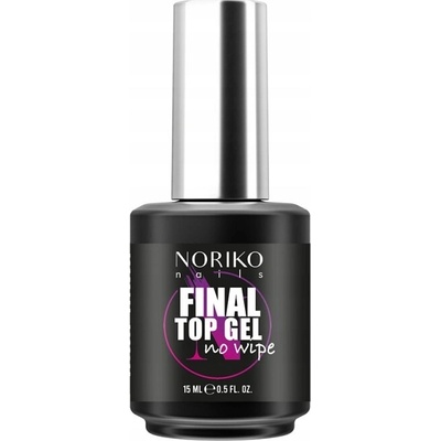 Hybridní vrchní lak Noriko Nails Final Top Gel No Wipe 15 ml