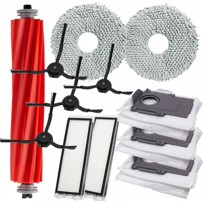 ElektroSkalka Roborock QRevo P10 hepa filtry a mopovací textilie a kartáče a sáčky 12 ks – Zboží Mobilmania