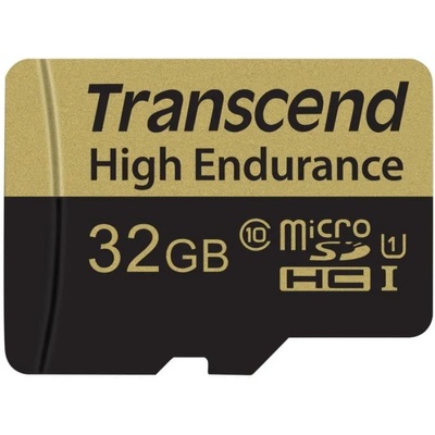 Transcend microSDHC High Endurance Class 10 +Adapter (TS32GUSDHC10V)
