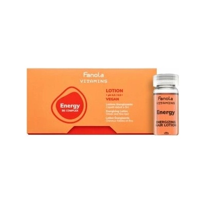Fanola Vitamins Energy Lotion vlasová kúra proti vypadávání vlasů 12 x 10 ml