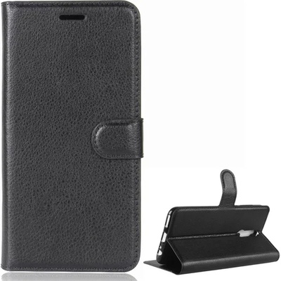 Gigapack Huawei Mate 10 Lite GIGAPACK калъф с поставка, кожен ефект FLIP, премиум, BLACK GP-24357 (GP-24357)