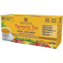 HYLEYS Turmeric Assortment Herbal Supplement 42 x 1,5 g