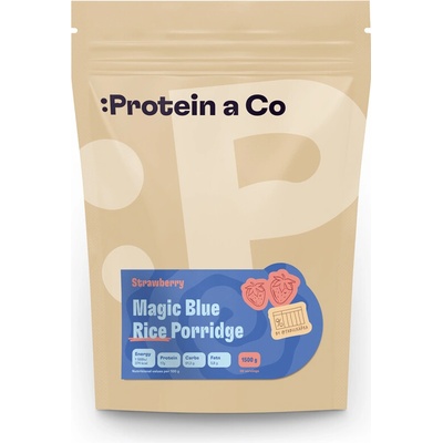 Protein&Co. Šmoulová rýžová kaše Jahoda 1,5 kg