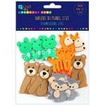 Dalprint 3D foam stickers - pet lesne 12pcs