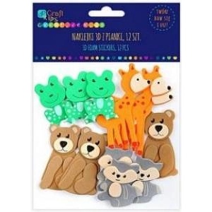 Dalprint 3D foam stickers - pet lesne 12pcs
