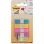 Post-it Indexing inserts 683-5CB 12x43mm, mix: blue + yellow + eight + purple + green (3M0103)