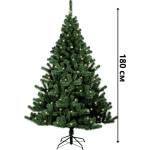  Коледна елха Kring Promo 180 см. с 200 LED светлини, топла светлина, метална стойка 1543