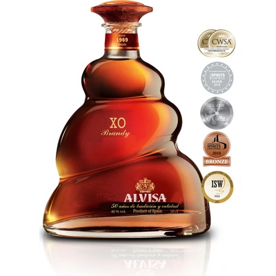 Alvisa Brandy XO 40% 0,5 l (holá láhev)