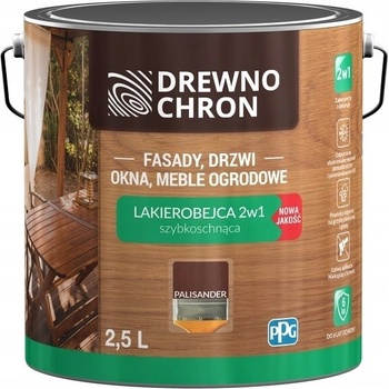 Drewnochron 2v1 Lakierobejca 2,5 l hnedý satén