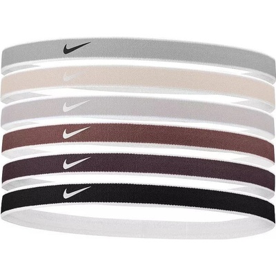 Nike Tipped Swoosh Sport headbands 6P sail/light orewood browne/black
