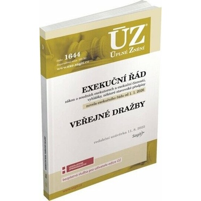 ÚZ 1644 Exekuční řád, veřejné dražby