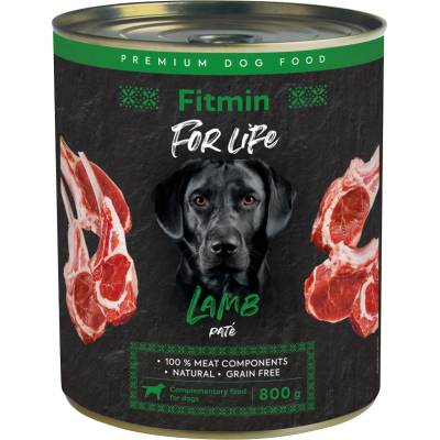 Dibaq Fitmin For Life Консервирано агнешко за кучета 800 g