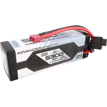 Gens ace Advanced G-Tech 5300mAh 11.4V 3S1P 100C HV car Lipo Battery Pack Hardcase with Deans Plug