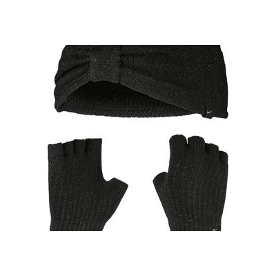 Nike metallic headband and glove set N.100.2000.082 čierna