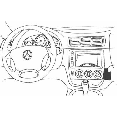 Konzole pro držák mobilního telefonu do Mercedes M-class