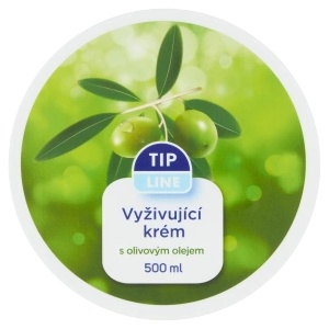 Tip Line Подхранващ крем Tip Line 500 мл зехтин Лосион за тяло