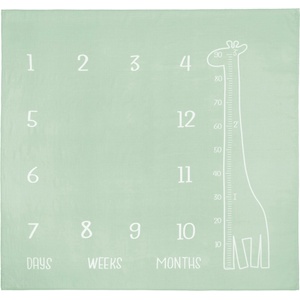 Sensillo Муселинова фотоподложка Sensillo - Giraffe, Mint, 120 x 120 cm (SILLO-8750) - baby