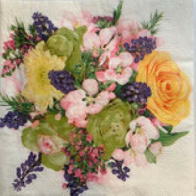 MAKI SLWI 007401 Spring Mix Composition servítky 3V 20ks 33x33cm