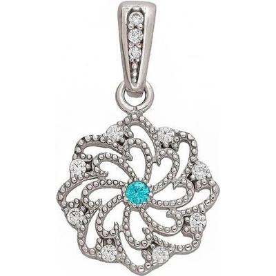 Zlaton Přívěsek bílé zlato 000122408227