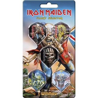 Letky na šipky Winmau Iron Maiden, extra hrubé